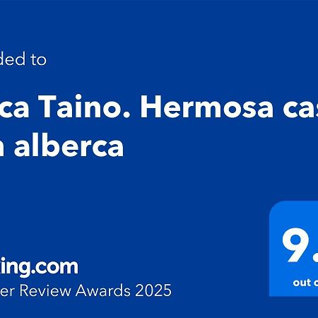 Finca Taino. Hermosa Casa Con Alberca 休特佩克 外观 照片