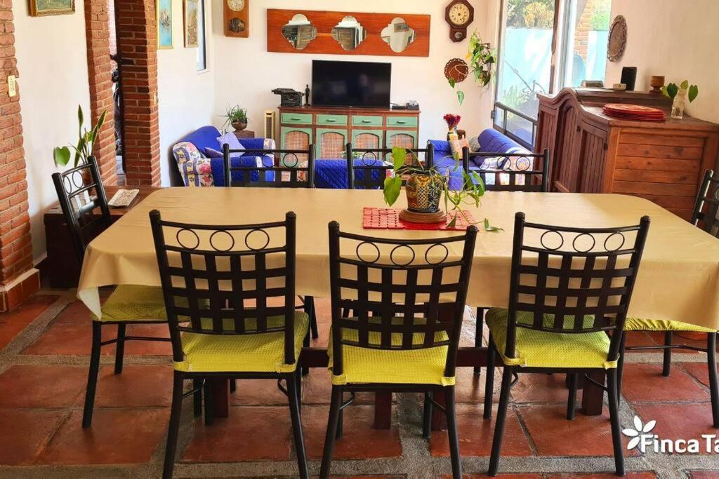 Finca Taino. Hermosa Casa Con Alberca 休特佩克 外观 照片