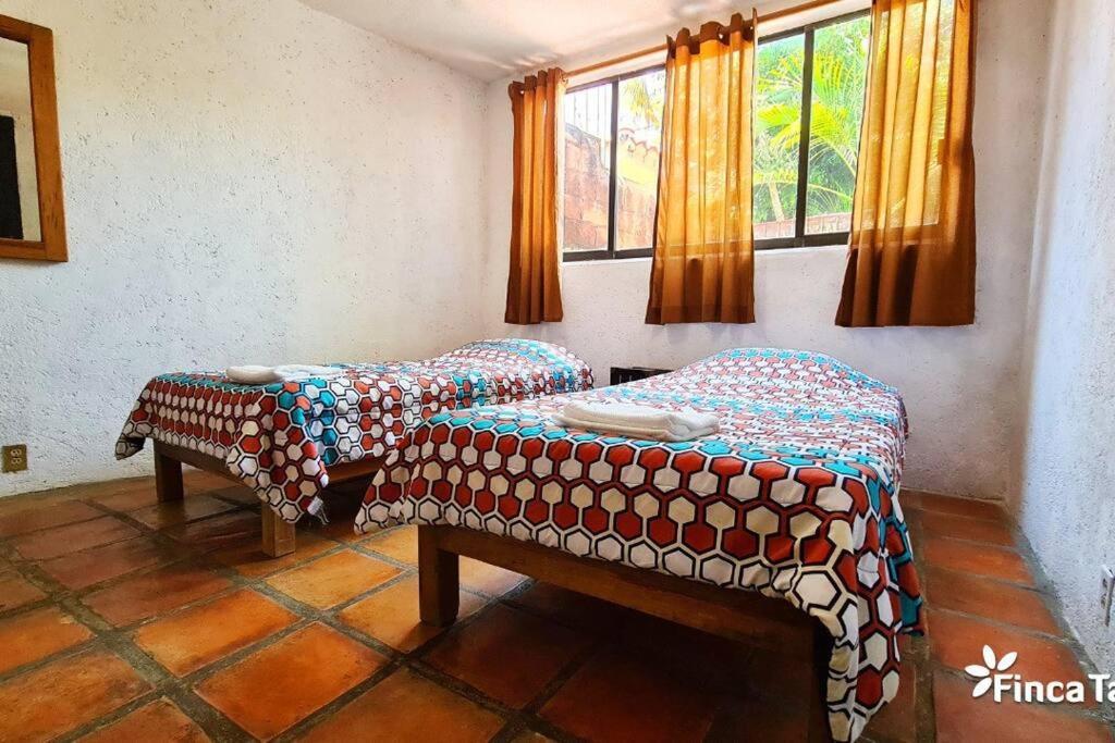 Finca Taino. Hermosa Casa Con Alberca 休特佩克 外观 照片