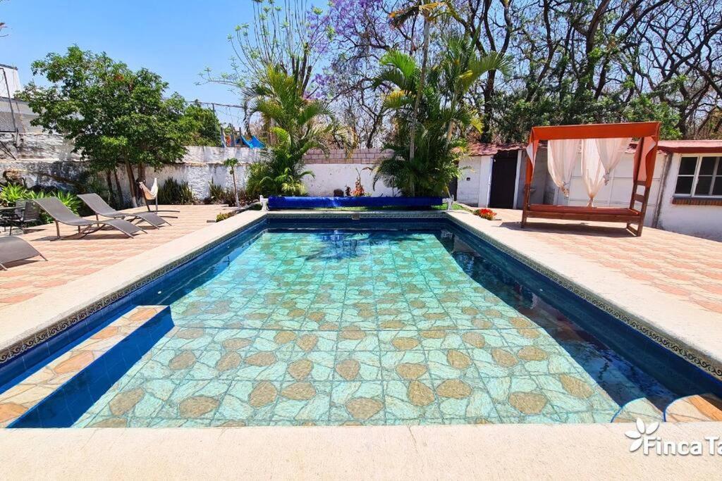 Finca Taino. Hermosa Casa Con Alberca 休特佩克 外观 照片