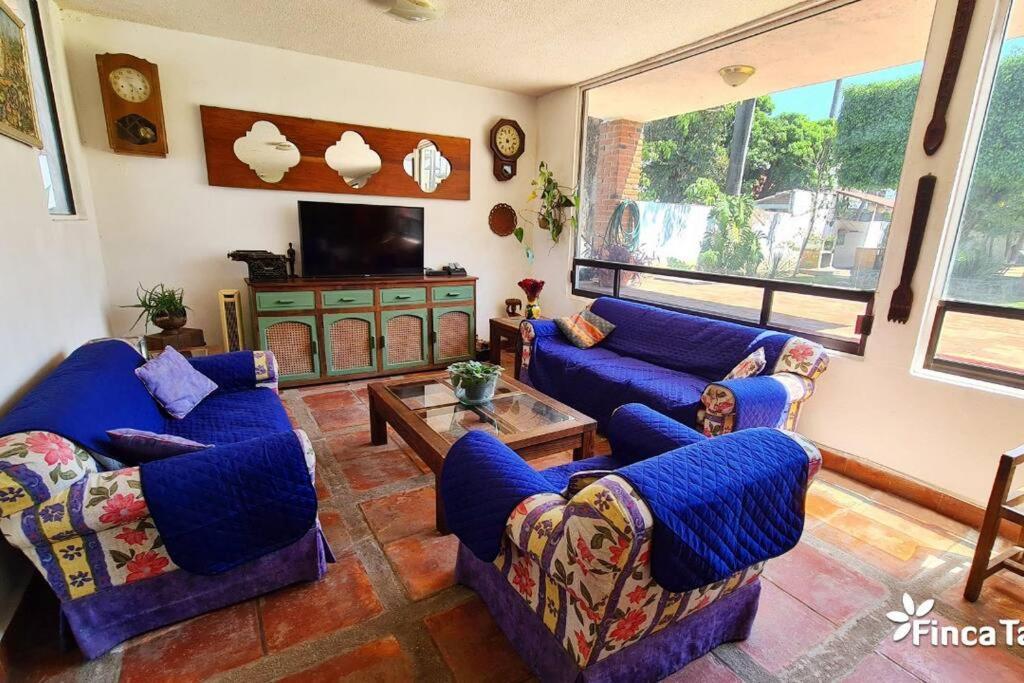 Finca Taino. Hermosa Casa Con Alberca 休特佩克 外观 照片