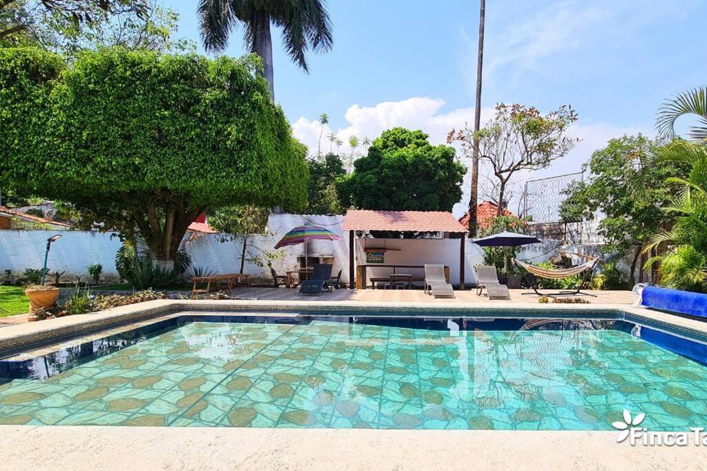 Finca Taino. Hermosa Casa Con Alberca 休特佩克 外观 照片